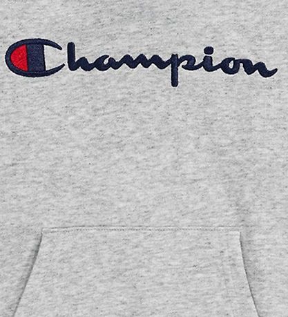 Champion Hættetrøje - New Oxford Grey Melange
