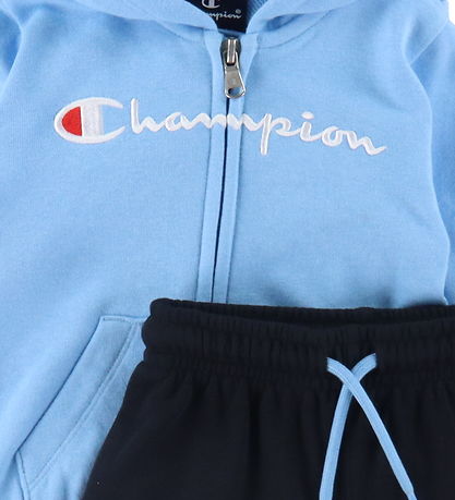 Champion Sweatsæt - Full Zip - Alaskan Blue