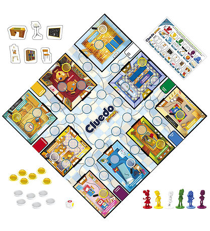Hasbro Brætspil - Cluedo Junior - 2-i-1