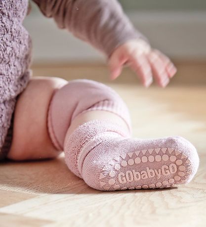 GoBabyGo Skridsikre Strømper - Soft Pink