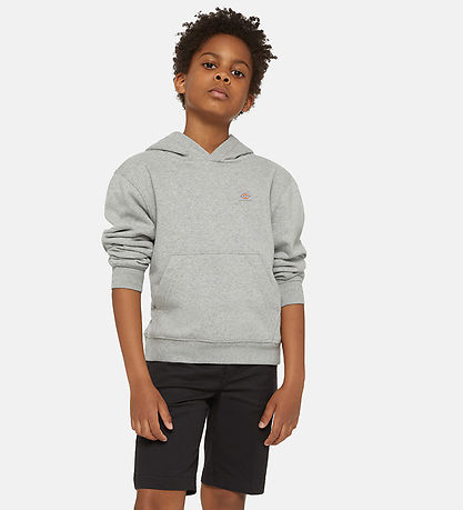 Dickies Hættetrøje - Youth Oakport - Heather Gray