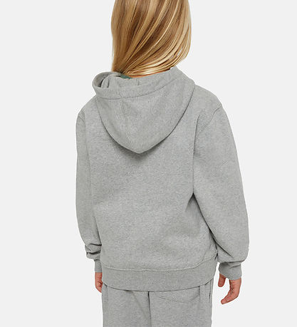 Dickies Hættetrøje - Youth Logo - Heather Gray
