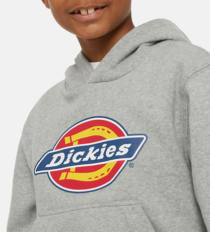 Dickies Hættetrøje - Youth Logo - Heather Gray