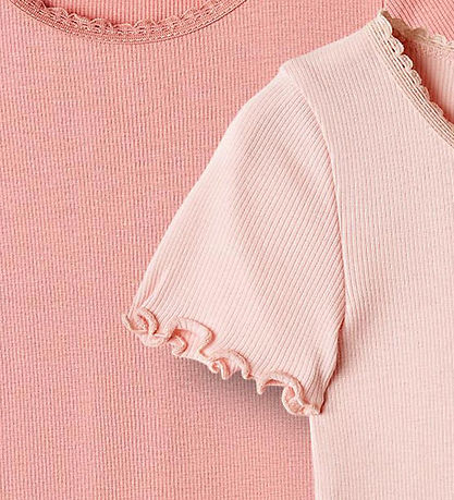 Wheat T-shirt - Rib - 2-pak - Katie - Rosette Ballet