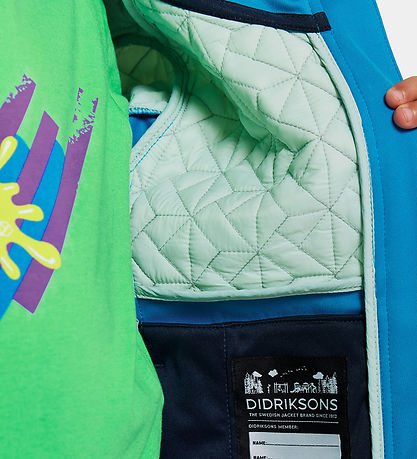 Didriksons Softshelljakke - Briska - Blue Lagoon