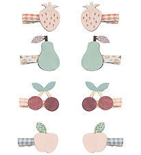 Mimi & Lula Hårspænder - 8-pak - 3 cm - Mini Fruit Tulip