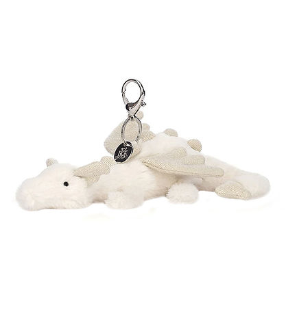 Jellycat Nøglering - 22x12 cm - Snow Dragon