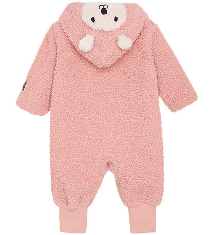 Minymo Fleecedragt - Teddy - Peach Beige