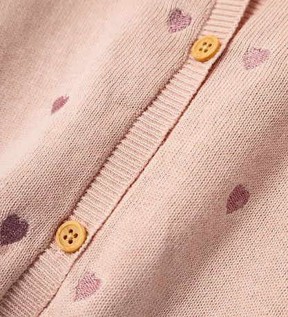 Name It Cardigan - Strik - NbfBeheart - Sepia Rose
