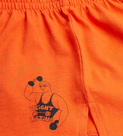 Mini Rodini Shorts - Weight Lifting - Rød