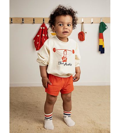 Mini Rodini Shorts - Weight Lifting - Rød