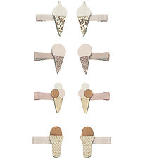 Mimi & Lula Hårspænder - 8-pak - 3 cm - Mini Ice Cream By The Se