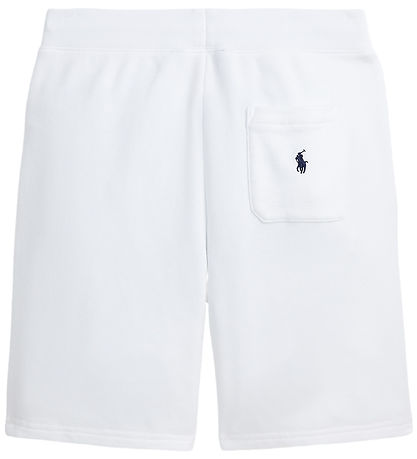Polo Ralph Lauren Sweatshorts - Hvid m. Navy