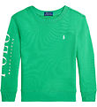 Polo Ralph Lauren Sweatshirt - Tiller Green m. Hvid