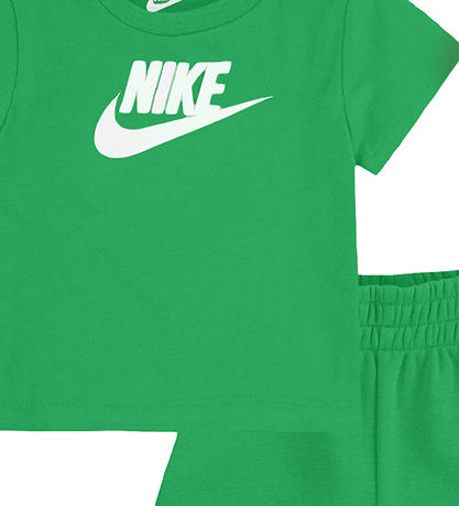 Nike Shortssæt - T-shirt/Shorts - Stadium Green