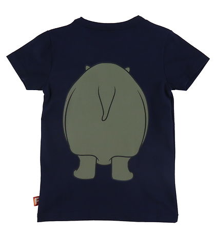 DYR-Cph T-Shirt - Din Ven - Dark Navy Flodhest