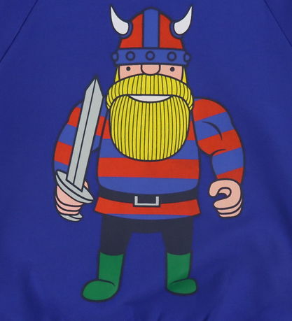 Danefæ Sweatshirt - Danamerika - Royal Blue Erik Din Ven