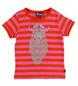Danefæ T-Shirt - Danebasic - Bright Red/Super Pink Freja