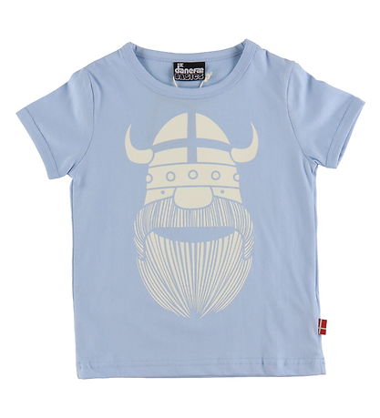 Danefæ T-Shirt - Danebasic - Light Blue Erik