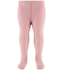 MP Strømpebukser - Rib - Silver Pink