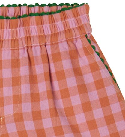 Stella McCartney Kids Shorts - Rosa/Orangeternet m. Grøn