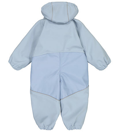 Mikk-Line Softshelldragt m. Fleece - Recycled - Faded Denim