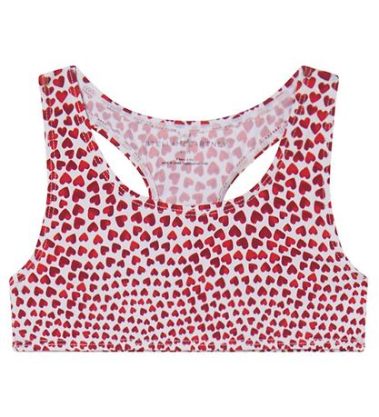 Stella McCartney Kids Bikini - UV50+ - Hvid/Rød m. Hjerter