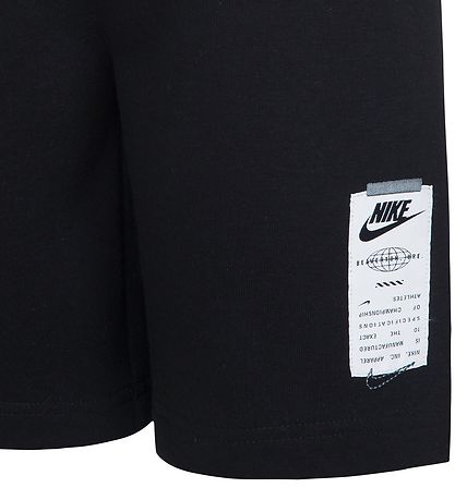 Nike Shortssæt - Shorts/T-shirt - Sort/Grå
