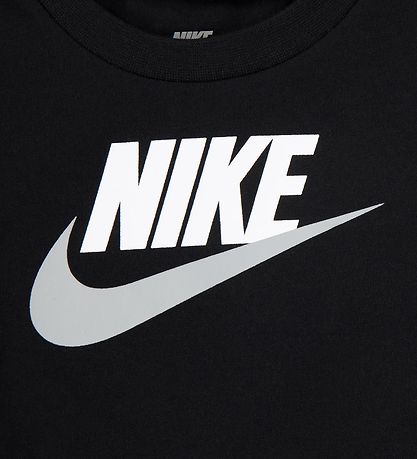 Nike Sweatsæt - Cardigan/Sweatpants/T-shirt - Carbon Heather