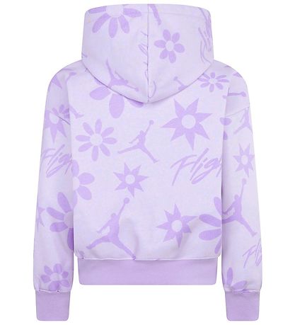 Jordan Hættetrøje - Floral Flight - Violet Frost