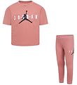 Jordan Sæt - T-Shirt/Leggings - Sustainable - Red Stardust