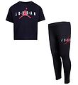 Jordan Sæt - T-shirt/Leggings - Sustainable - Sort