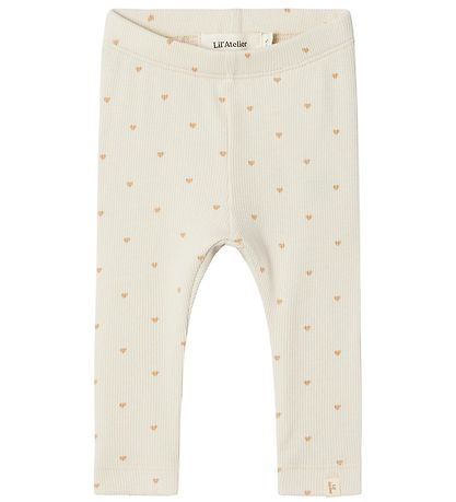 Lil´Atelier Leggings - Rib - NmfGago - Noos - TurtleDove Heart