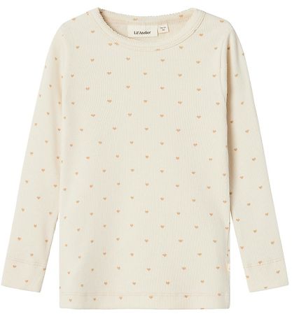 Lil´Atelier Bluse - Rib - NmfGago - Noos - TurtleDove Heart