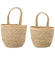Bloomingville Kurve - Amia - 2-pak - 24x36/26x41 cm - Søgræs