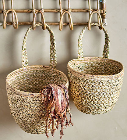 Bloomingville Kurve - Amia - 2-pak - 24x36/26x41 cm - Søgræs