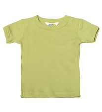 Joha T-shirt - Rib - Støvet Grøn