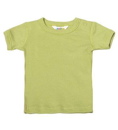 Joha T-shirt - Rib - Støvet Grøn
