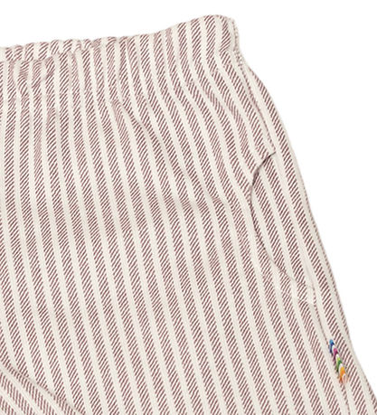 Joha Shorts - Støvet Lilla/Hvid Stibet