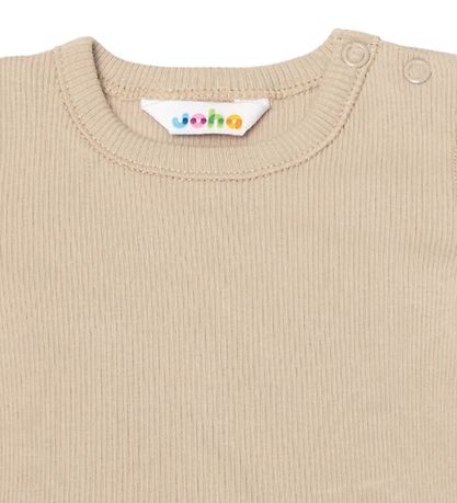 Joha T-shirt - Rib - Beige