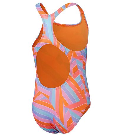 Speedo Badedragt - Printed Medalist - Orange/Blue