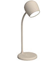 Kreafunk Lampe m. Oplader + Højtaler - Ellie - 12x32 cm - Ivory 