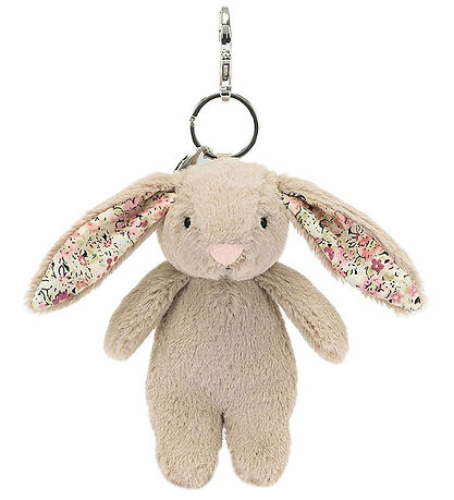 Jellycat Nøglering - 17x4 cm - Blossom Beige Bunny Bag Charm