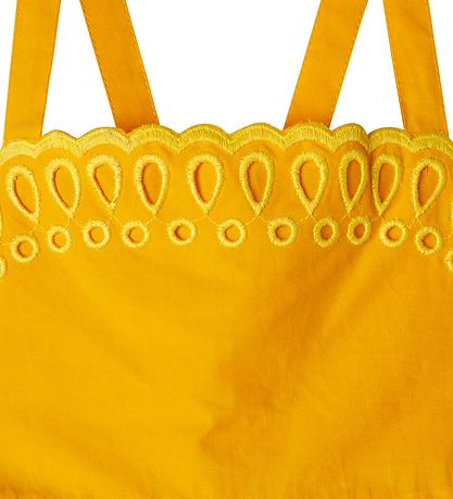 Stella McCartney Kids Kjole - Gul m. Hulmønster