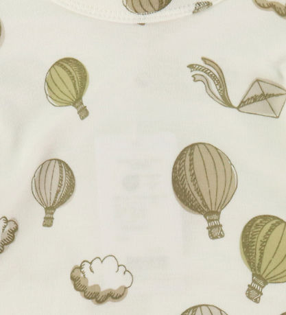 Joha Bluse - Bambus - Off White m. Luftballon