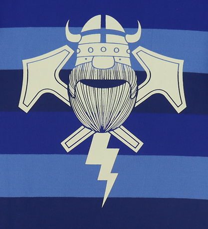 Danefæ T-Shirt - Danerainbow Ringer - Bluebird THORBOLT