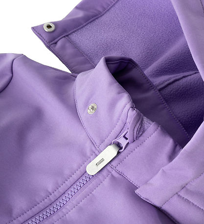 Name It Softshelljakke m. Fleece - NmfAlfa08 - Hyacinth m. Magi