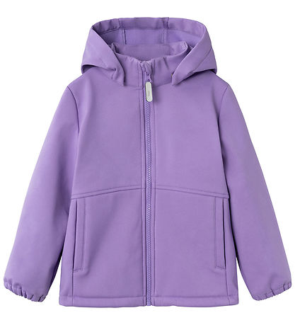 Name It Softshelljakke m. Fleece - NmfAlfa08 - Hyacinth m. Magi
