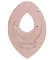 Pippi Teething Bib - Pointy - Misty Rose w. Great-grandmother Gi