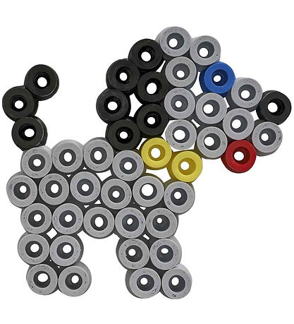 Hama Maxi Perler - 3000 stk. + 4 plader - Multifarvet